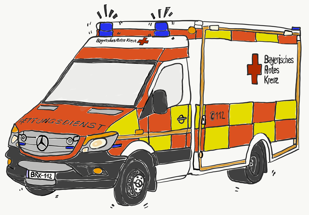 Rettungswagen jetzt auch zum Ausmalen! - Kreisverband Ingolstadt